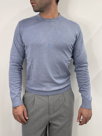 Maglioncino paricollo slim made in italy