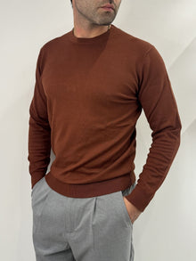 Maglioncino paricollo slim made in italy