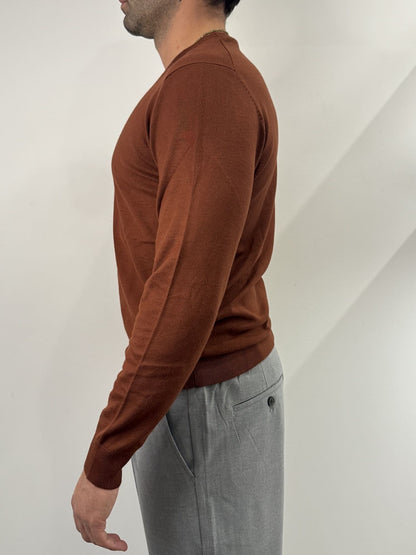 Maglioncino paricollo slim made in italy