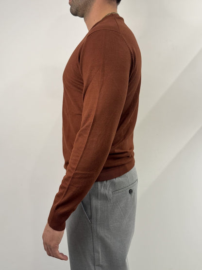 Maglioncino paricollo slim made in italy