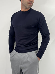 Maglioncino paricollo slim made in italy