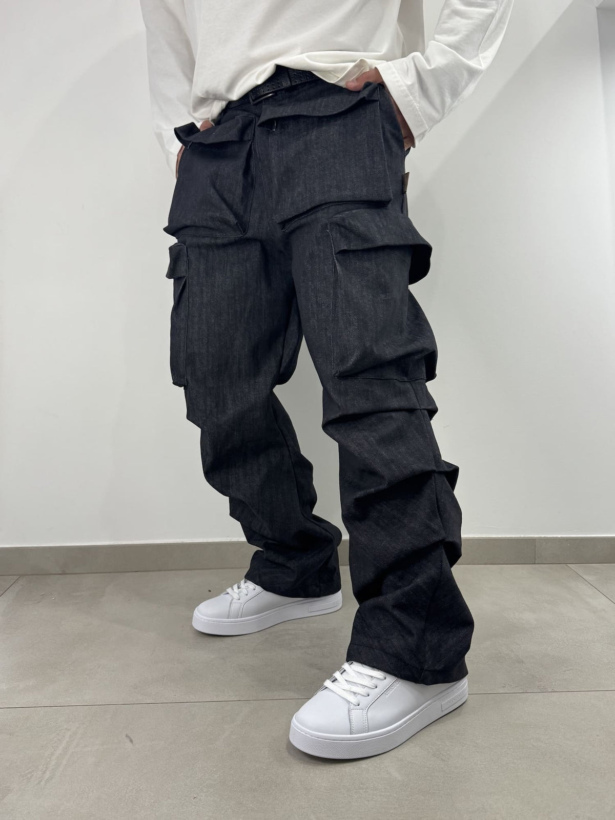 Jeans cargo baggy