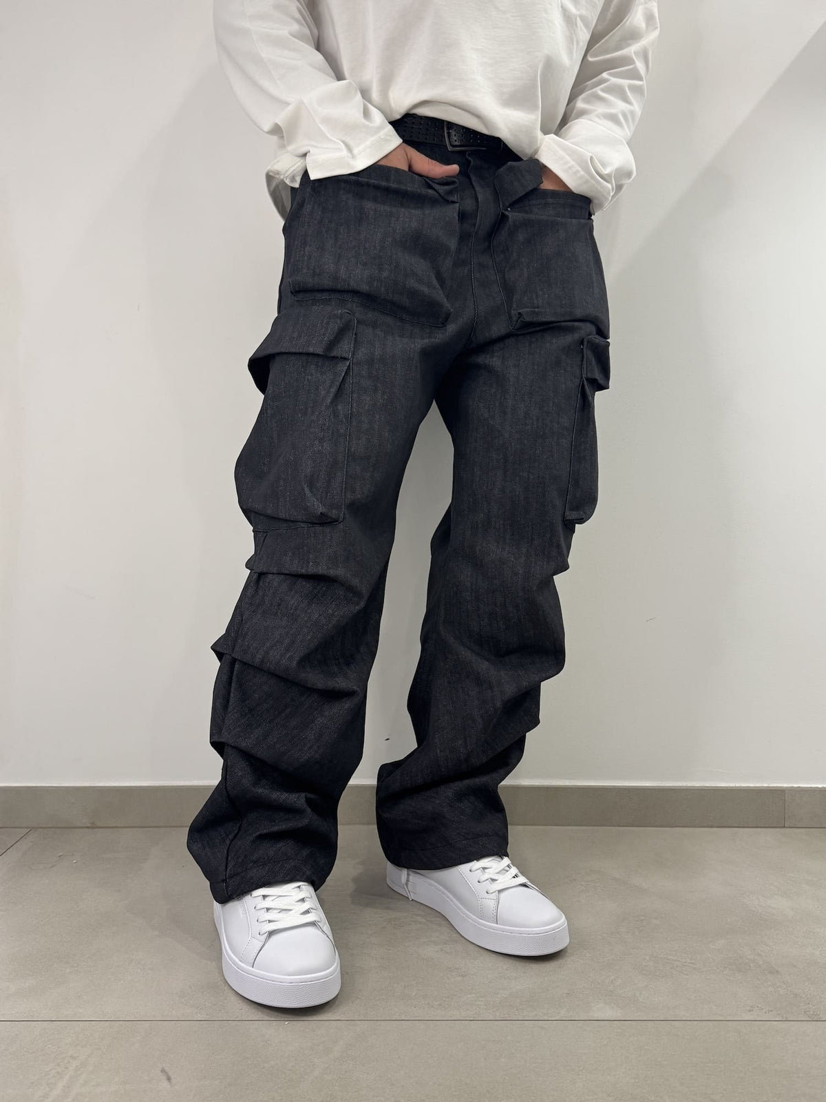 Jeans cargo baggy