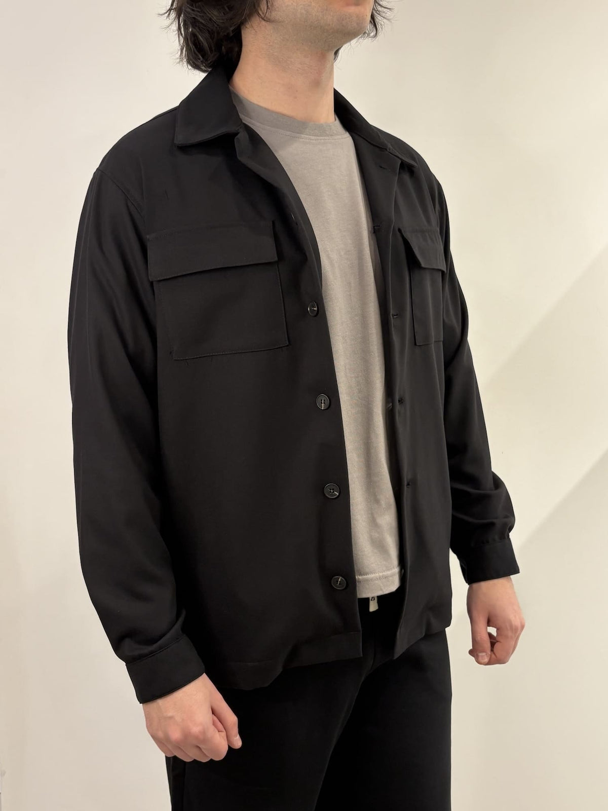 OverShirt nera
