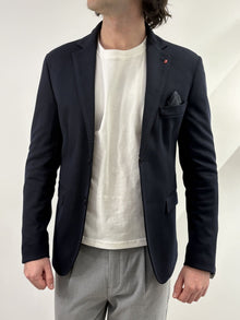 Giacca punto piquet elasticizzata