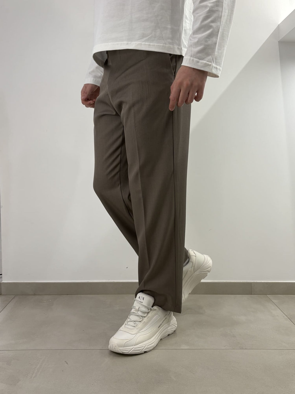 Pantalone semi elegante baggy