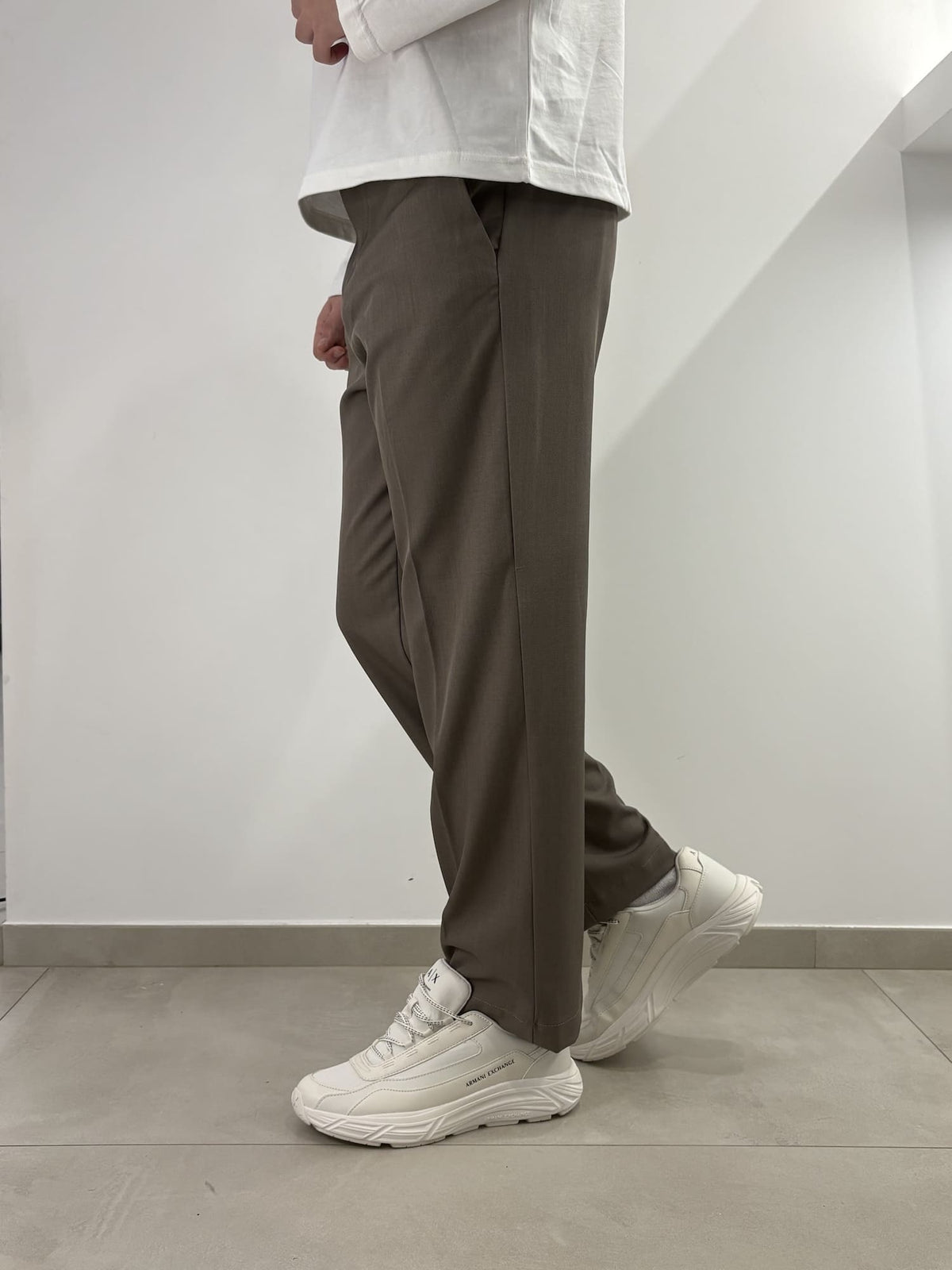 Pantalone semi elegante baggy