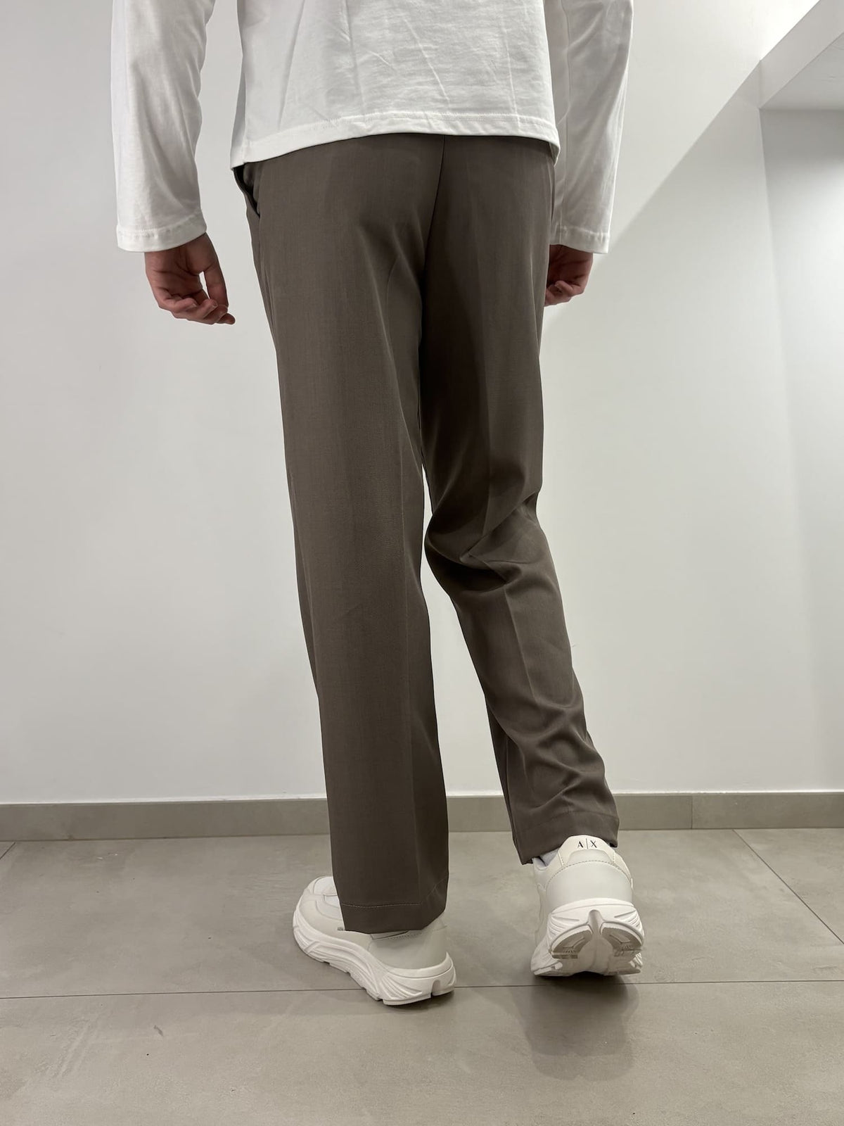Pantalone semi elegante baggy