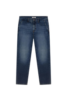 Jeans chinos slim fit lavaggio scuro