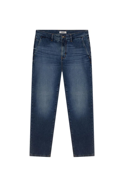 Jeans chinos slim fit lavaggio scuro