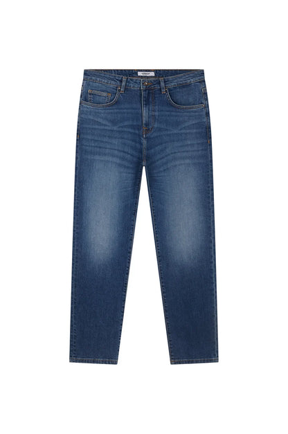 Jeans 5 tasche regular fit lavaggio medio Prezzo normale