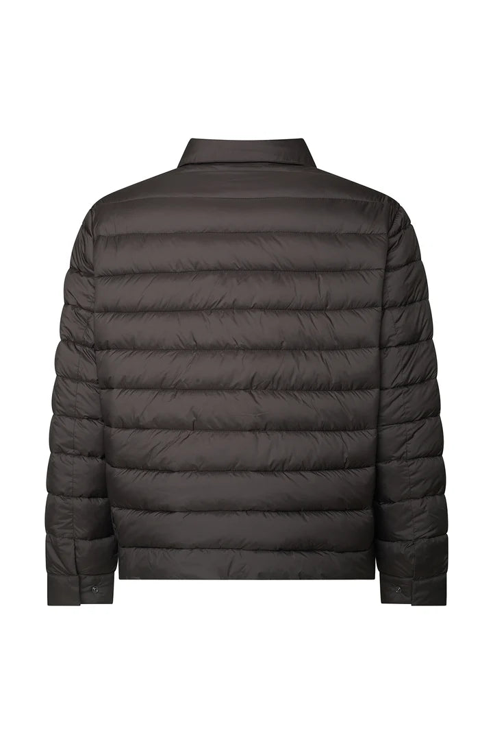 Giubbotto piumino con collo camicia