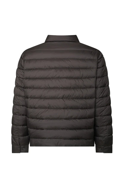 Giubbotto piumino con collo camicia