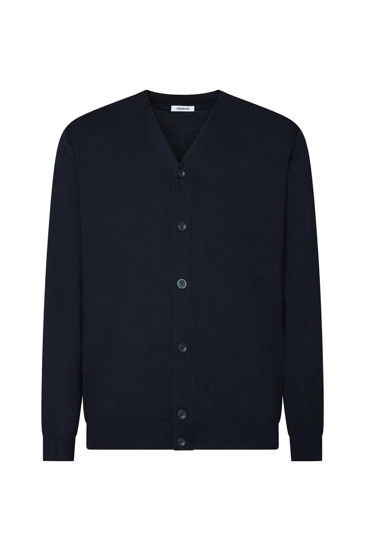 Cardigan con bottoni basic