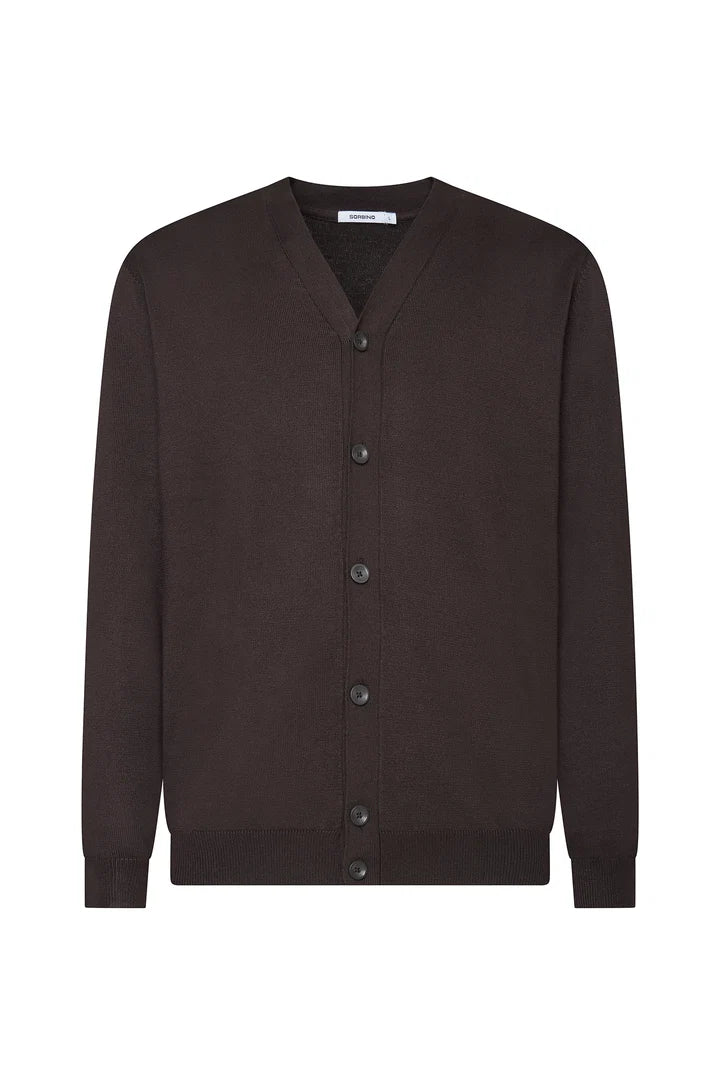 Cardigan con bottoni basic