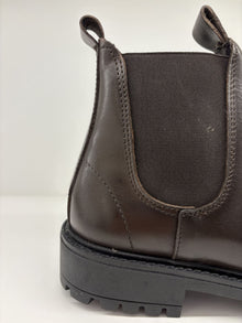 Stivaletto marrone in pelle
