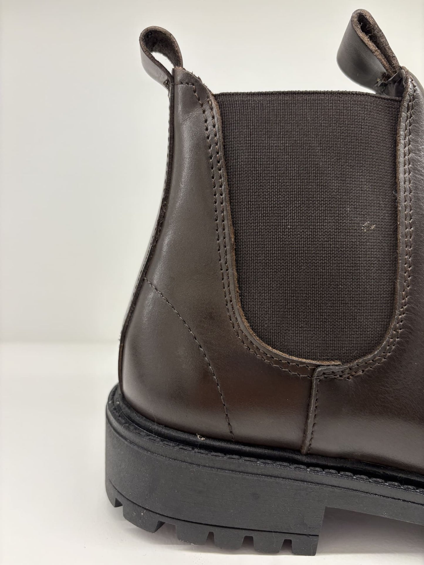 Stivaletto marrone in pelle