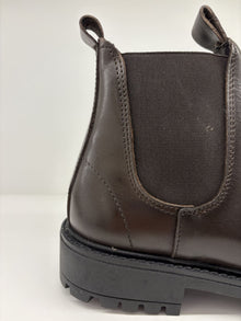 Stivaletto marrone in pelle