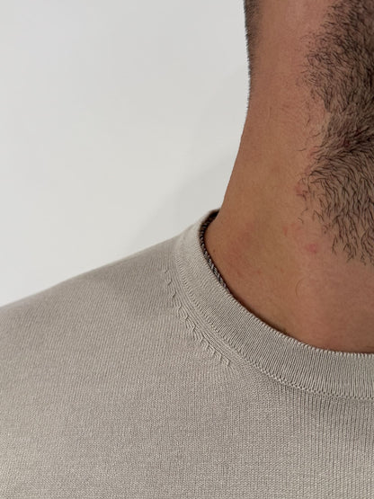 Maglioncino paricollo slim made in Italy