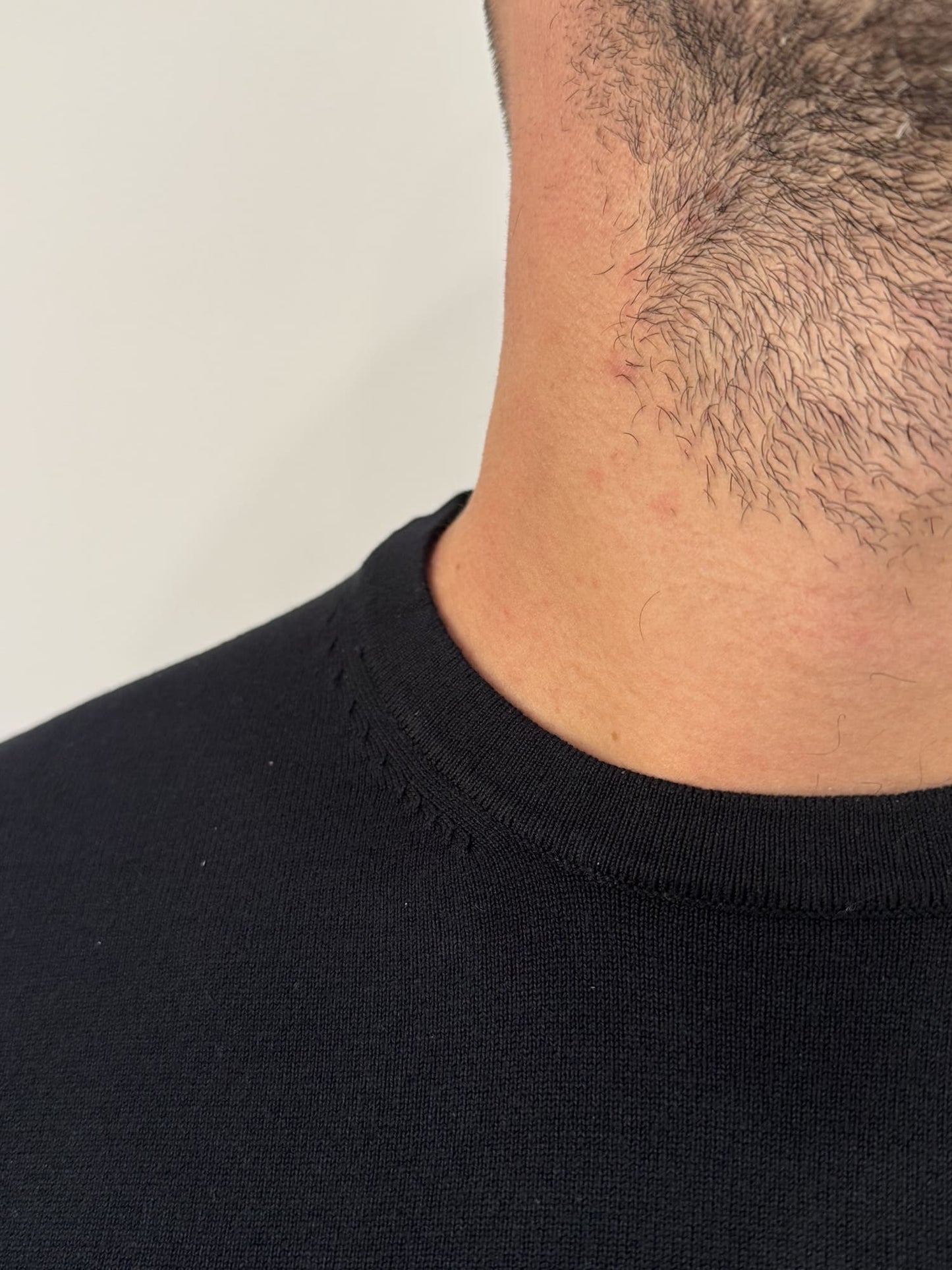 Maglioncino paricollo  slim made in italy