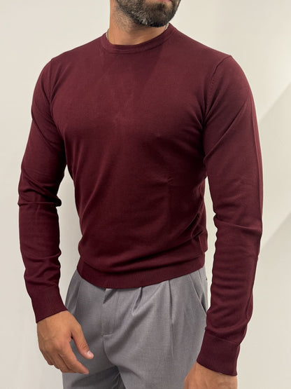 Maglioncino paricollo slim made in Italy