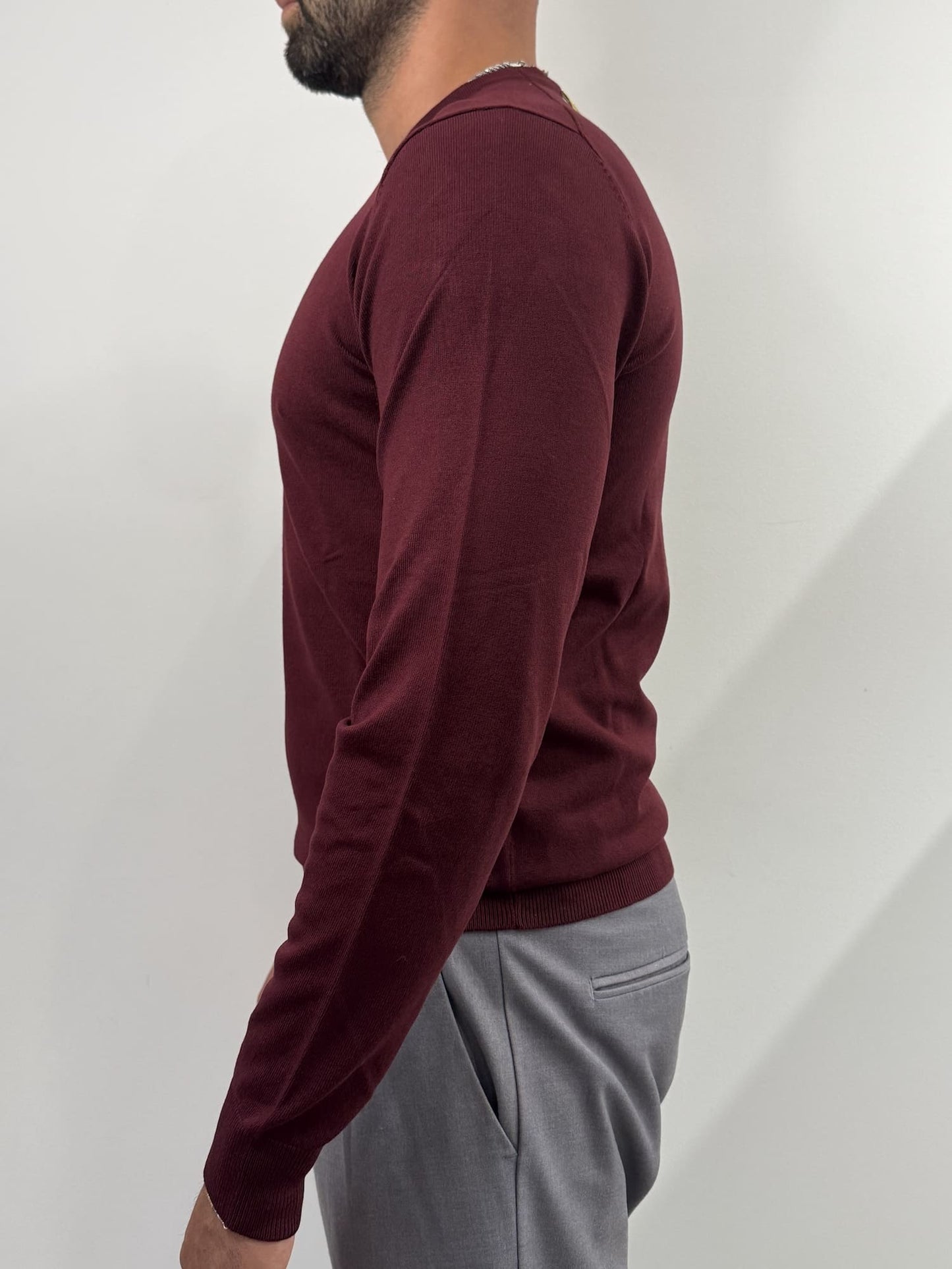 Maglioncino paricollo slim made in Italy