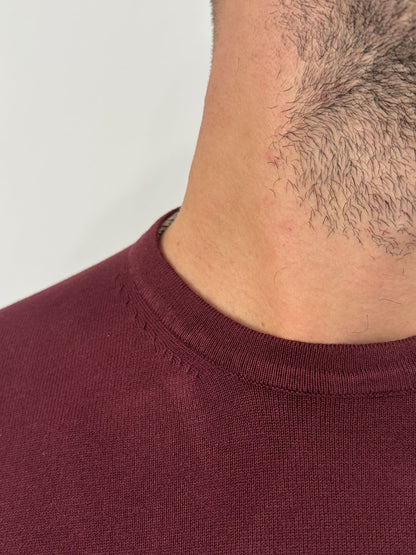 Maglioncino paricollo slim made in Italy