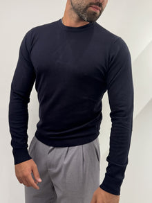 Maglioncino paricollo slim made in italy