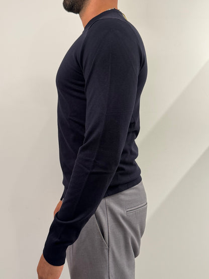 Maglioncino paricollo slim made in italy