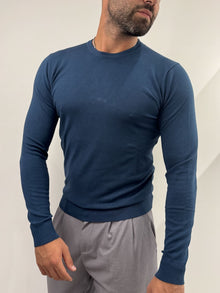 Maglioncino paricollo slim made in italy