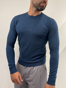 Maglioncino paricollo slim made in italy