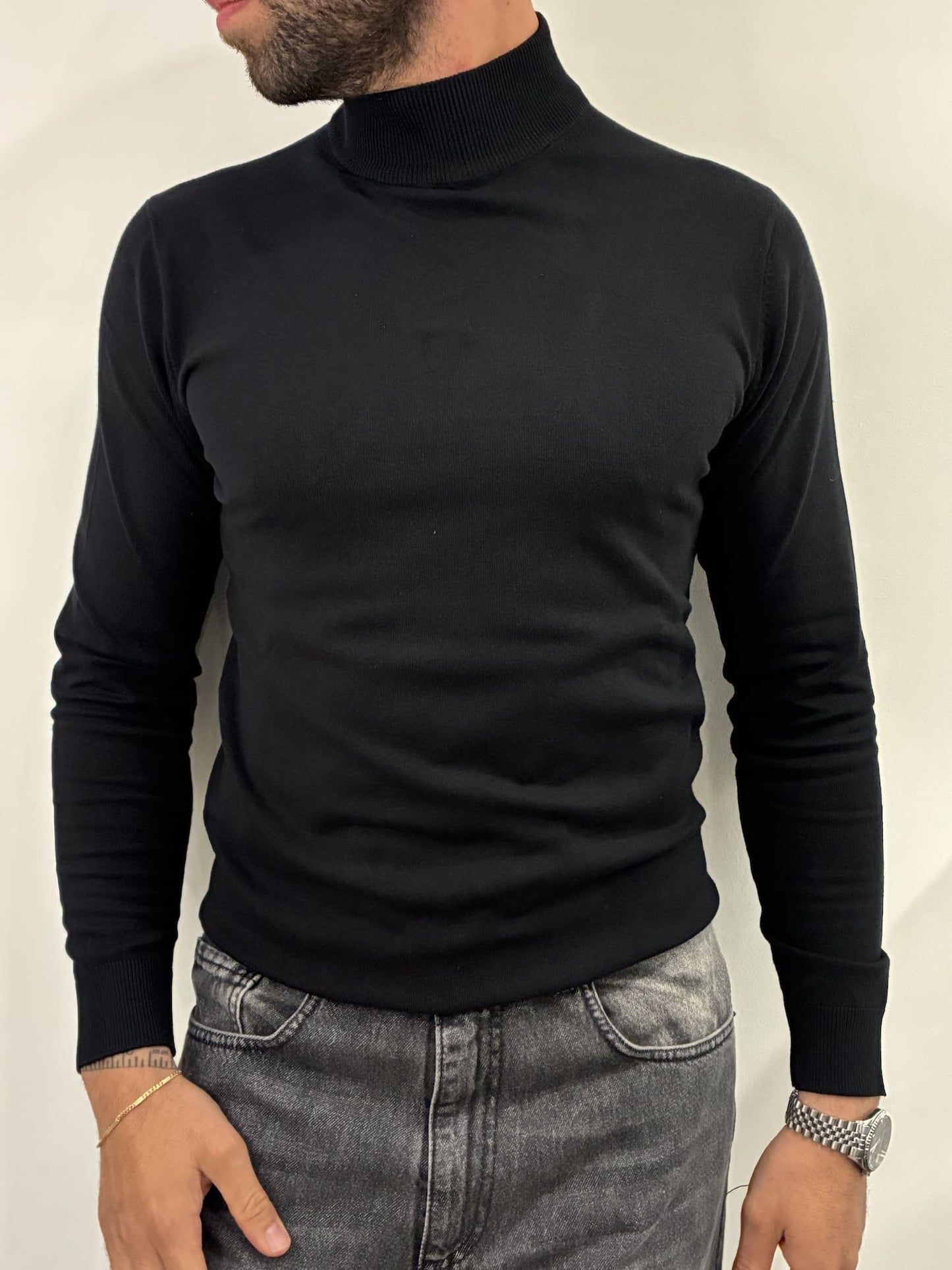 Lupetto slim made in italy