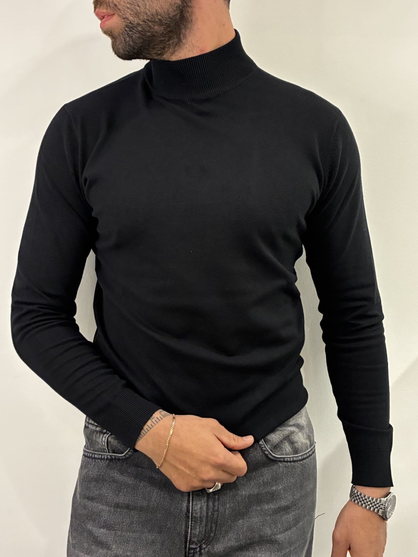 Lupetto slim made in italy