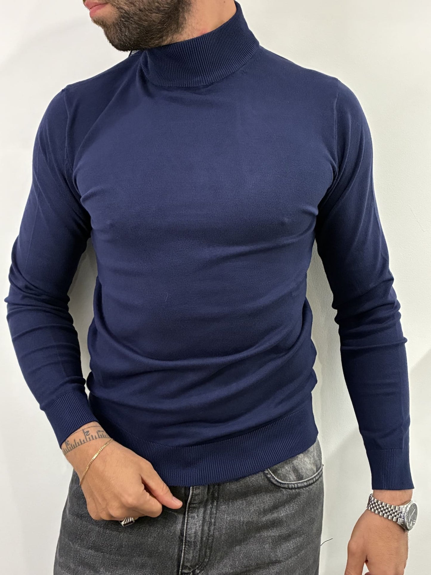 Lupetto slim made in italy