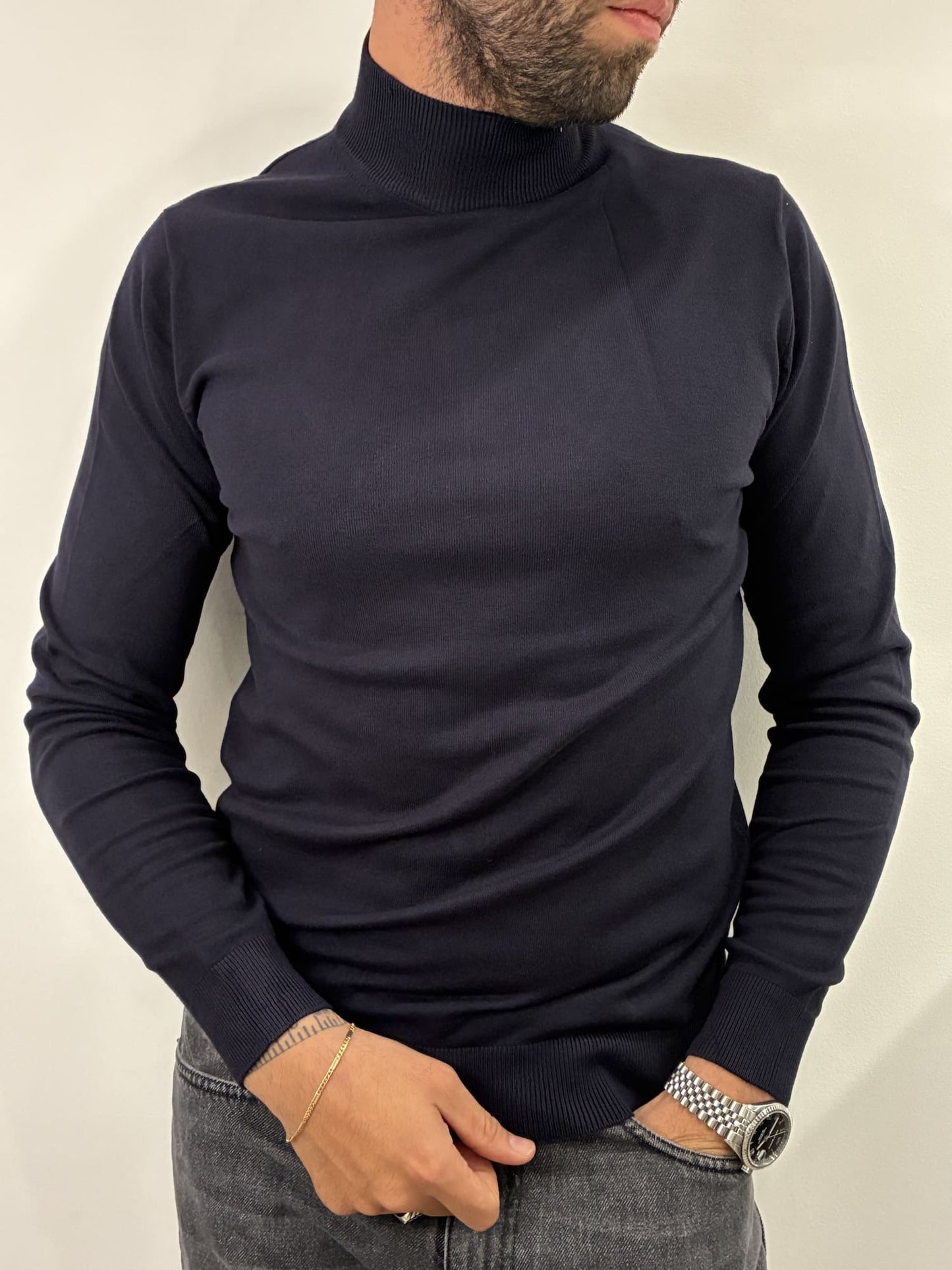 Lupetto slim made in italy