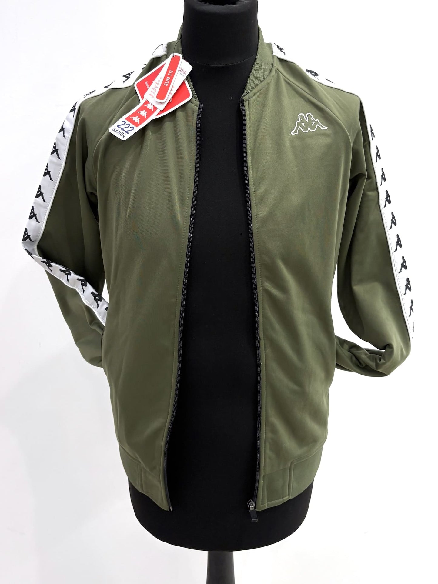 Felpa da uomo full zip Kappa