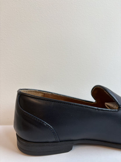 Mocassino basic in pelle fondo gomma