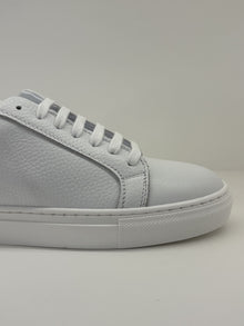 Sneakers bianca in pelle