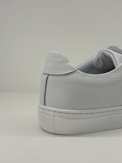 Sneakers bianca in pelle
