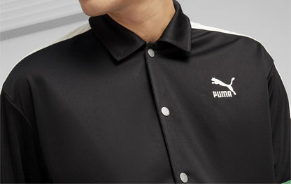 T-shirt puma con bottoni