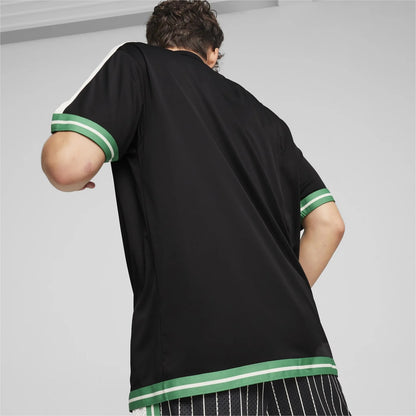 T-shirt puma con bottoni