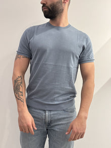 T-shirt in filo girocollo extrafine