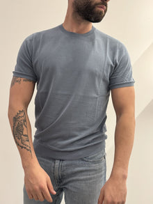 T-shirt in filo girocollo extrafine