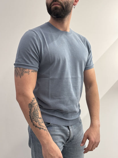 T-shirt in filo girocollo extrafine