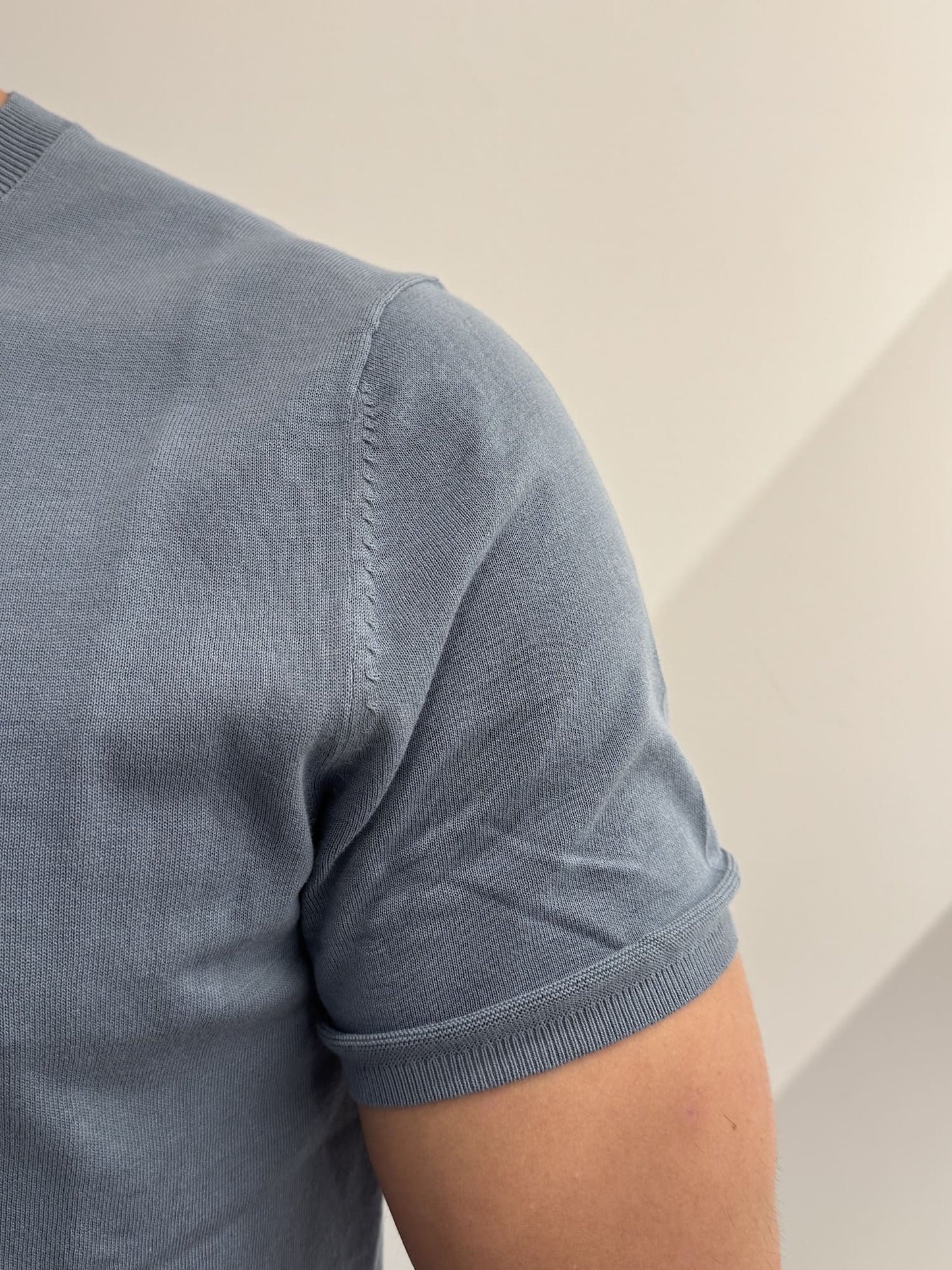 T-shirt in filo girocollo extrafine