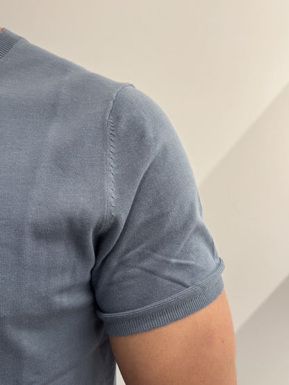 T-shirt in filo girocollo extrafine