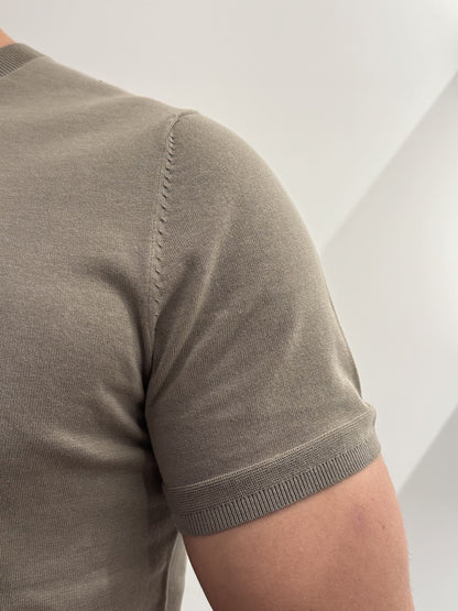 T-shirt in filo girocollo extrafine