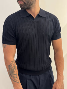Polo uomo collo derby extrafine