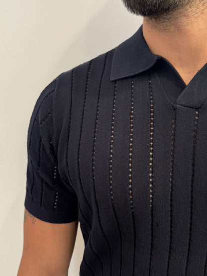 Polo uomo collo derby extrafine