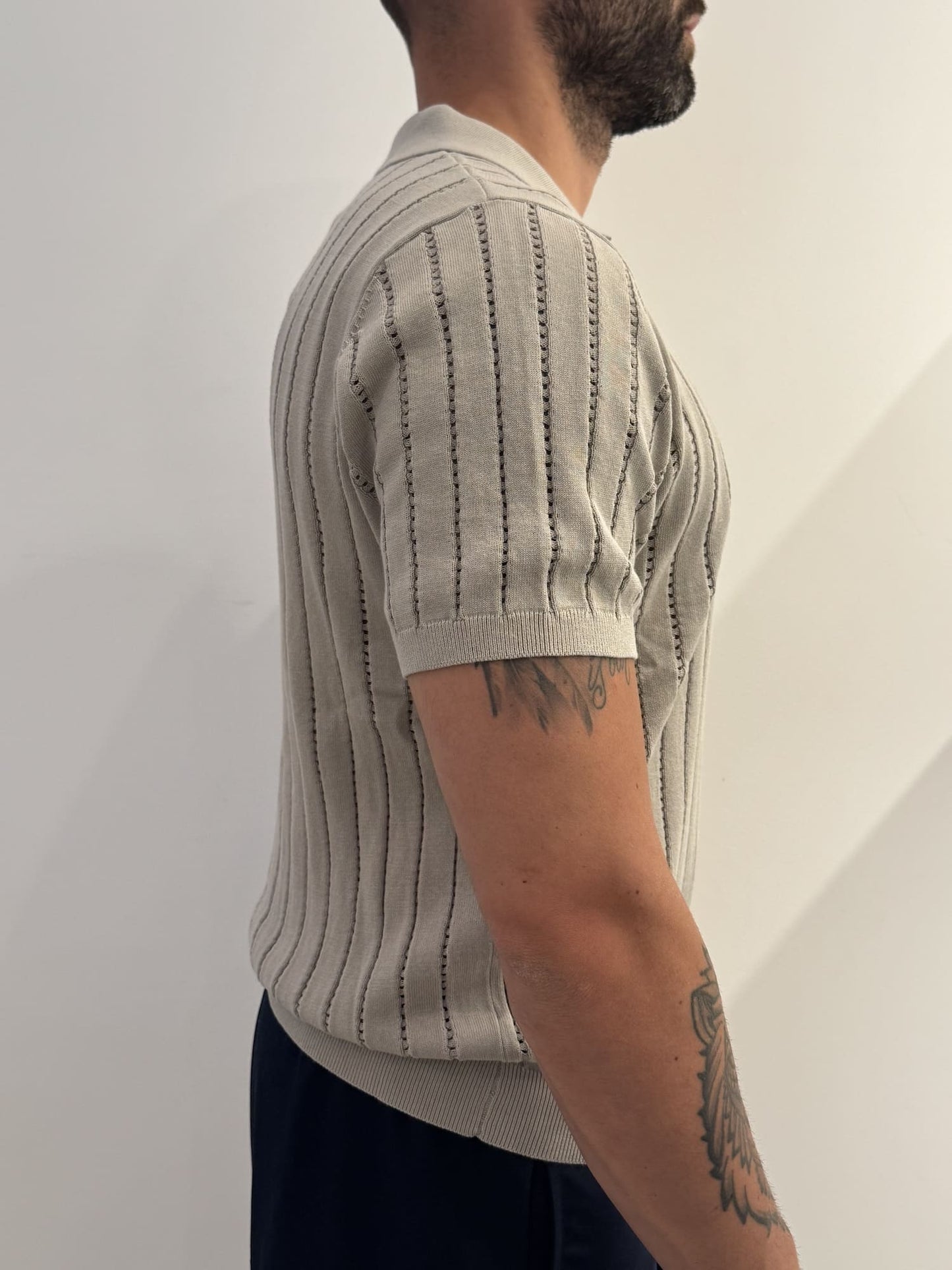 Polo uomo collo derby extrafine